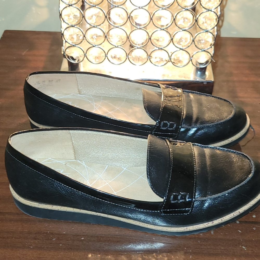 Faux Leather Loafers